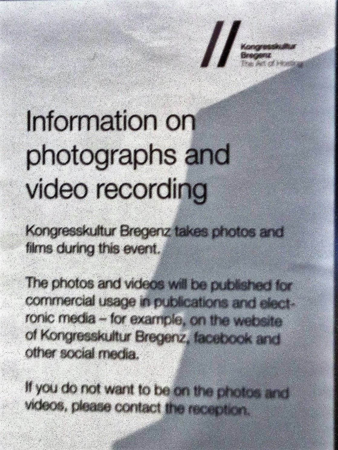 Informativa privacy per fotografie e registrazioni video -...