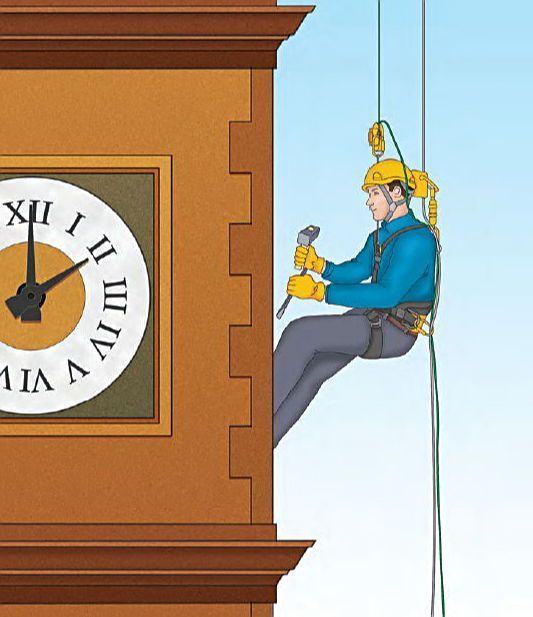 Esempio di un sistema di accesso su fune