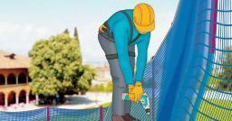 Cantieri: scelta, montaggio e manutenzione delle reti di sicurezza Cantieri: scelta, montaggio e manutenzione delle reti di sicurezza
