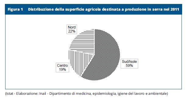 Superficie agricola destinata a produzione in serra