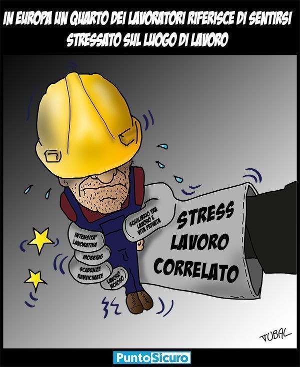 Stress lavoro correlato - Le vignette di PuntoSicuro