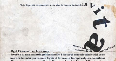 Manifesti per la sicurezza: lo faccio da tutta la vita Manifesti per la sicurezza: lo faccio da tutta la vita