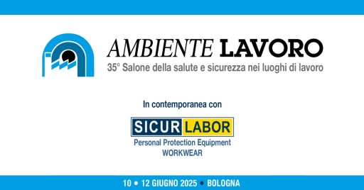 Ambiente Lavoro 2025: appuntamento a BolognaFiere dal 10 al 12 Giugno Ambiente Lavoro 2025: appuntamento a BolognaFiere dal 10 al 12 Giugno